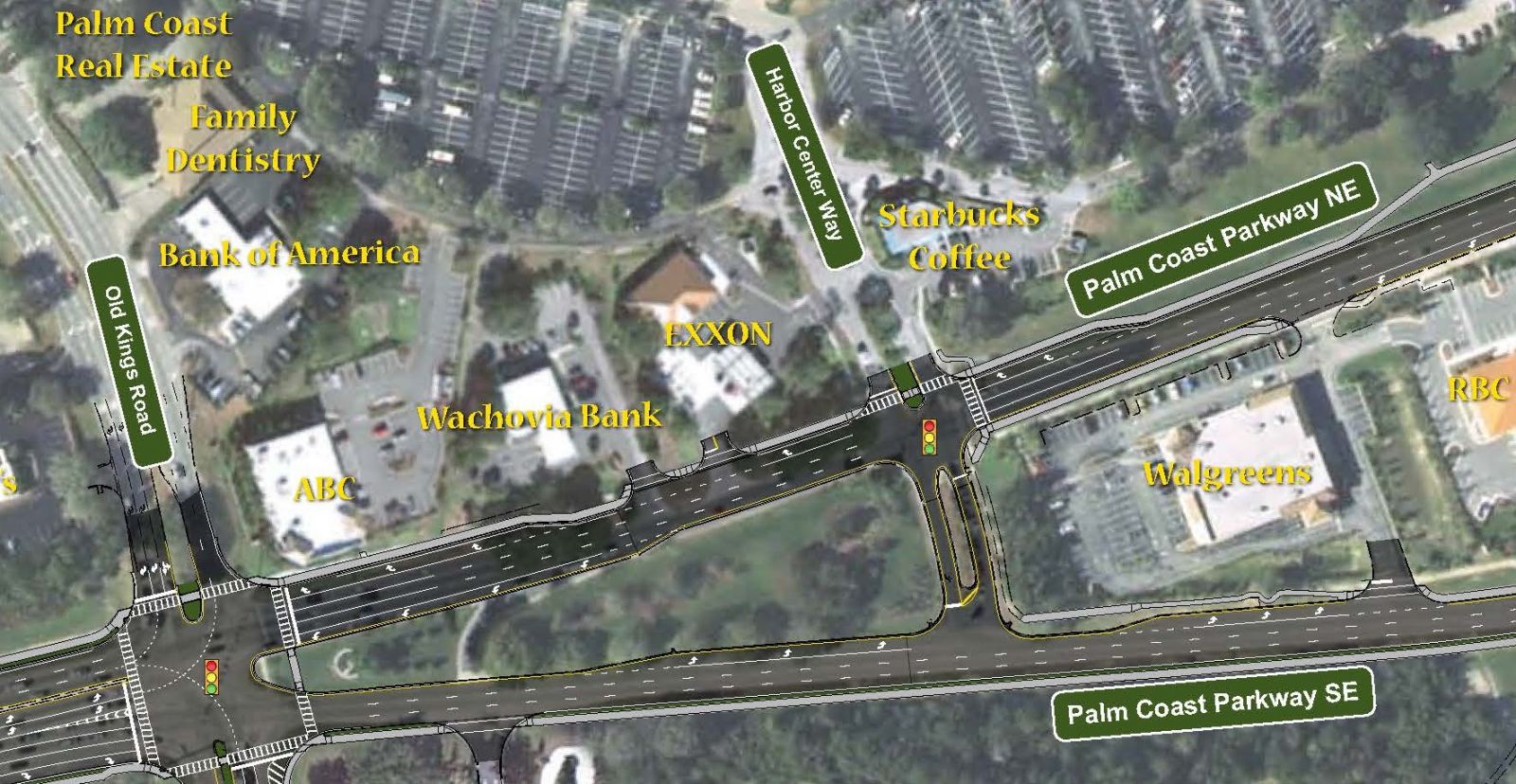 Palm Coast Pkwy widening project - Island Walk exit